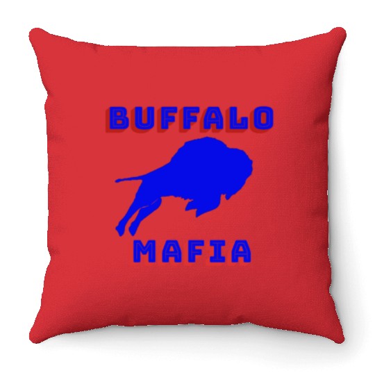 Bills Mafia Throw Pillows Makes A Great Gift For Buffalo Spo