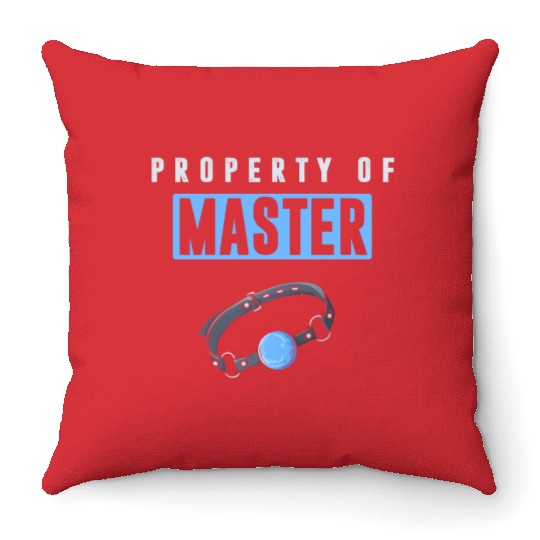 Master BDSM Throw Pillows
