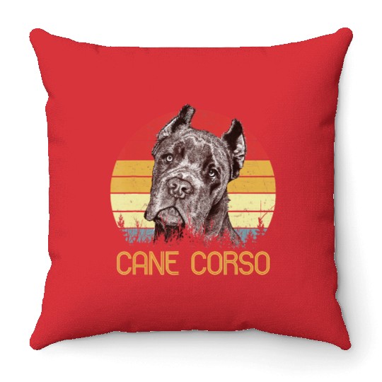 cane corso - cane corso gift Throw Pillows