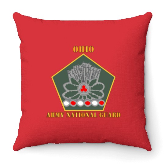 Army Ohio Army National Guard DUI Throw Pillows
