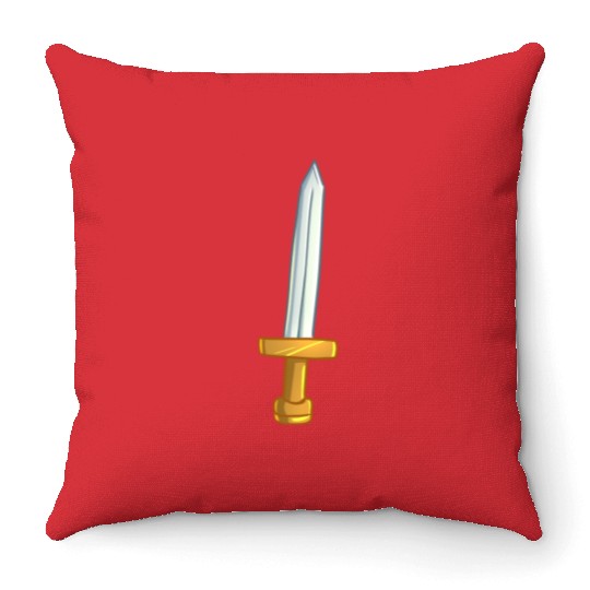 Robin Hood Sword Throw Pillows