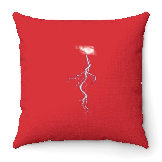Lighting Gift Idea Lightning Bolt Graphic Throw Pillows