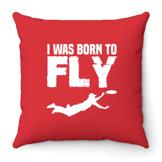 Ultimate Frisbee Jokes Disk Throw Throw Pillows