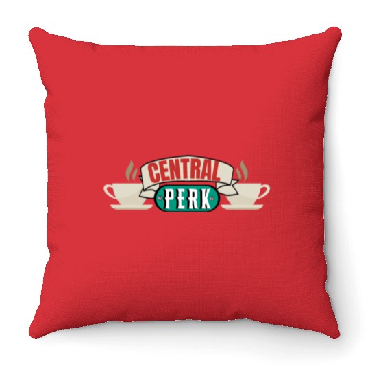 Coffee lovers for friends TV show Throw Pillows