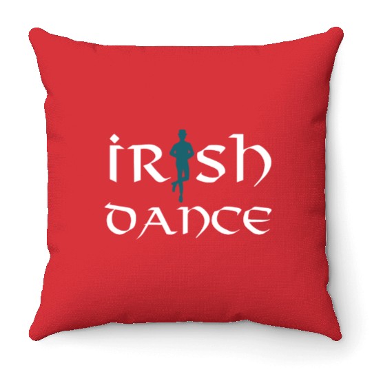 Irish Dance Folk Dance Sport Gift Throw Pillows