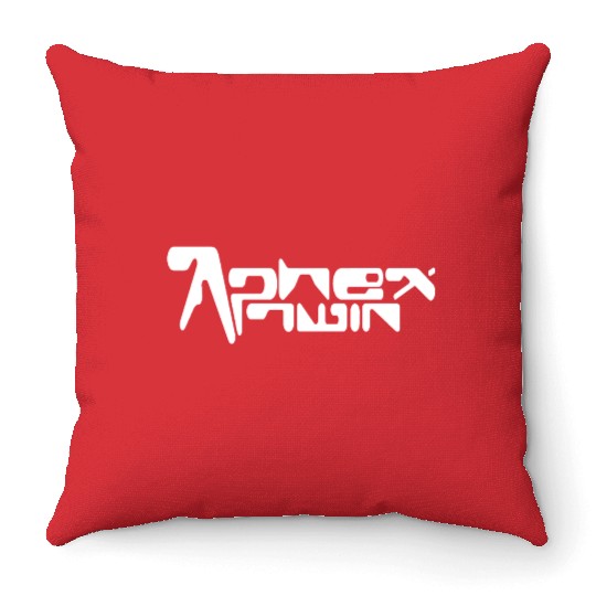 Aphex Twin Logo Throw Pillows
