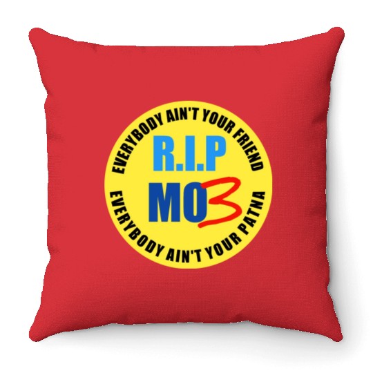 Rip mo3 Throw Pillows