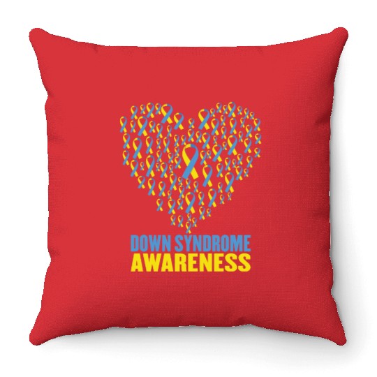 Down Syndrome Awareness Throw Pillows