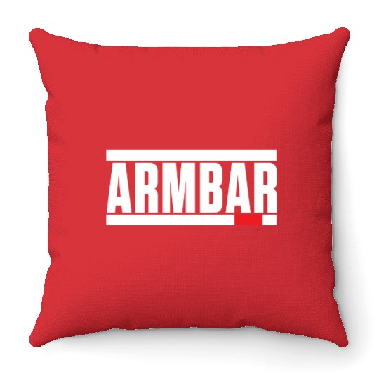 Brazilian Jiu Jitsu - BJJ Armbar Throw Pillows