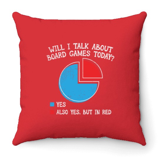 Board Games Board Game Nights Throw Pillows