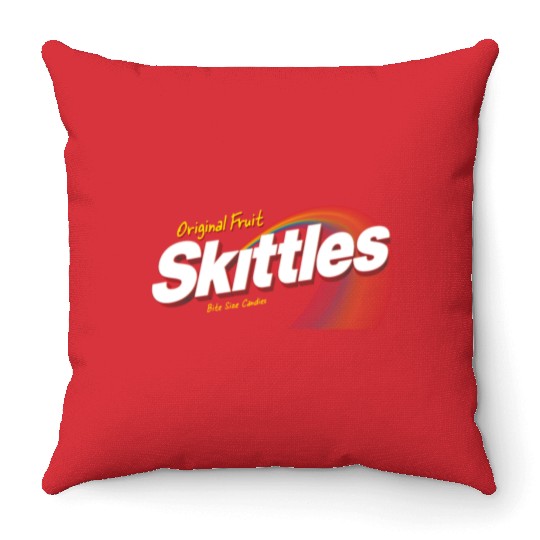 skittles Throw Pillows
