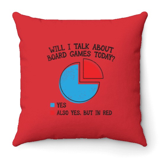 Board Games Board Game Nights Throw Pillows