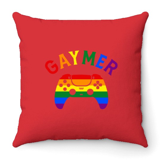 Gaymer Throw Pillows