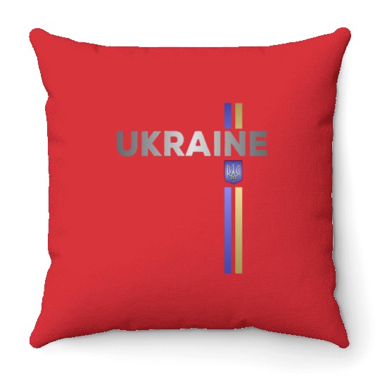 Ukraine Made in Ukrainian slavs Soviet Union Throw Pillows