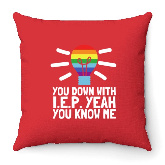 Inclusion SPED Special Education Teacher Throw Pillows