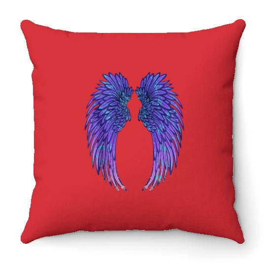 Angel Wings Eagle Wings Broken Wings Wild Wings On Throw Pillows