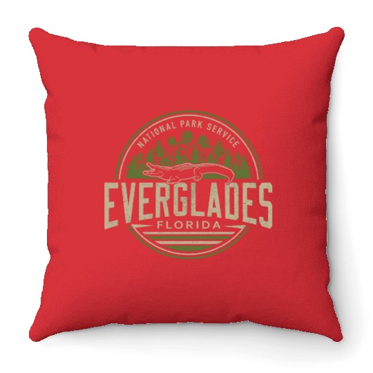 Everglades National Park Florida Throw Pillows