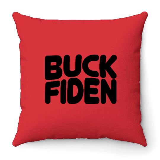 Buck Fiden Throw Pillows