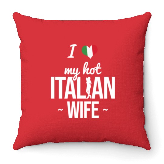 Italian Flag Italy Italian Throw Pillows