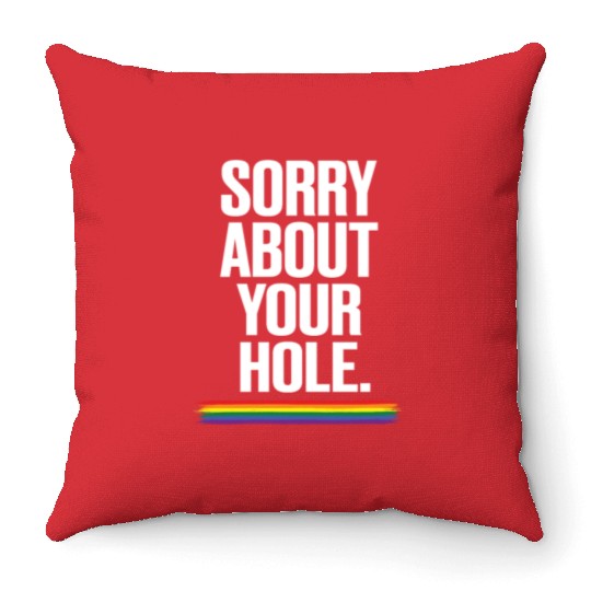 Gay Couple Homosexual LGBTQ Queer Pride Throw Pillows