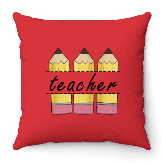 teacher Throw Pillows
