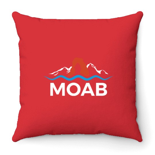 Moab Moab Utah Arches National Park Throw Pillows