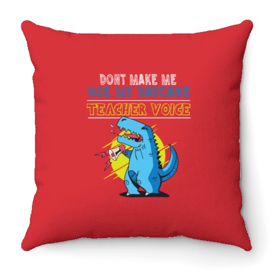 Daycare Teacher Throw Pillows