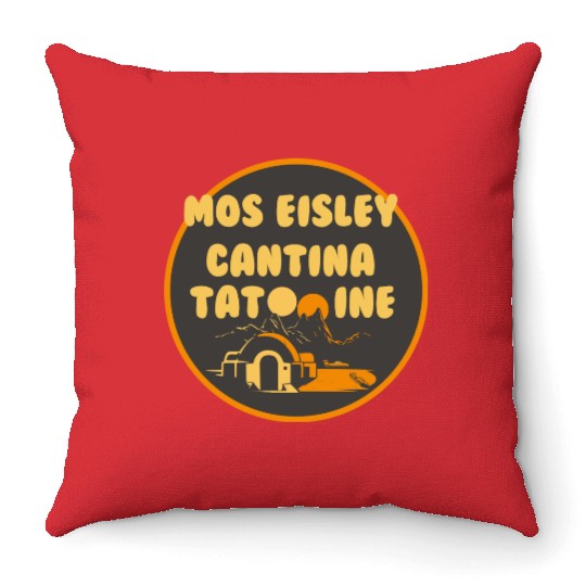 Star Wars Mos Eisley Cantina Tatooine Throw Pillows