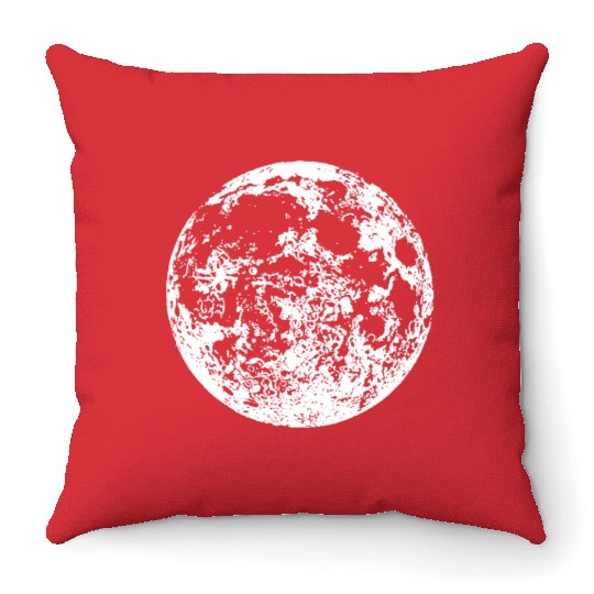 Full Moon Throw Pillows