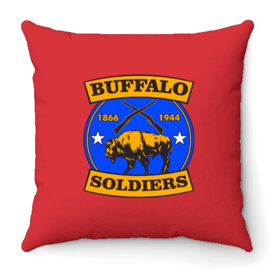 BUFFALO SOLDIERS Throw Pillows