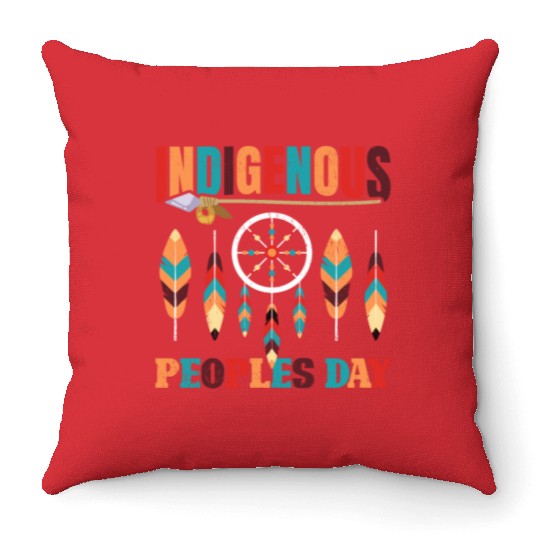 Native American Indigenous Peoples Day Throw Pillows