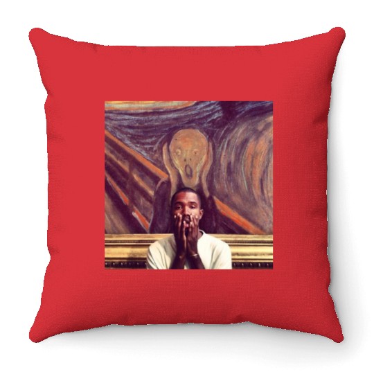 Frank Ocean Purple Blond Throw Pillows
