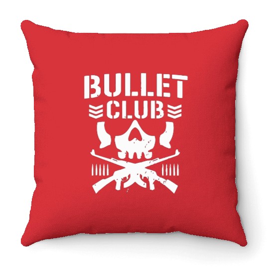 Bullet Club Throw Pillows