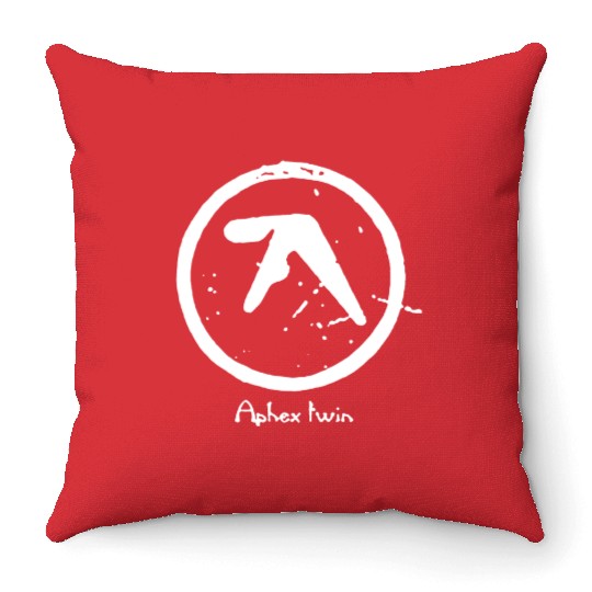Aphex Twin Logo Throw Pillows
