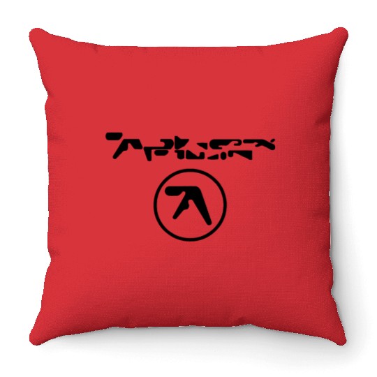Aphex Twin Logo Throw Pillows