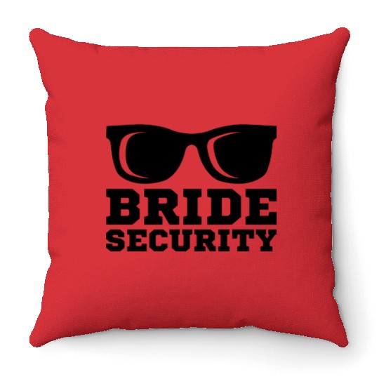 Bachelorette Party Wedding Bridesmaid Bride Throw Pillows