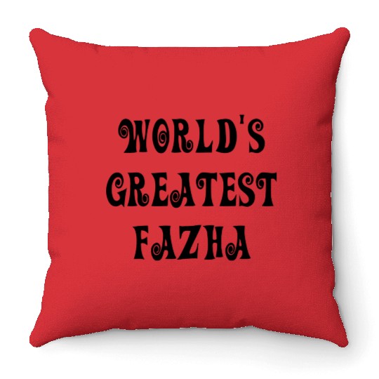 World'S Greatest Fazha Austin Powers Parody Father Throw Pillows