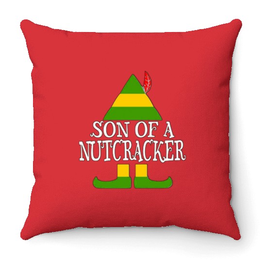 Son of a nutcracker Throw Pillows
