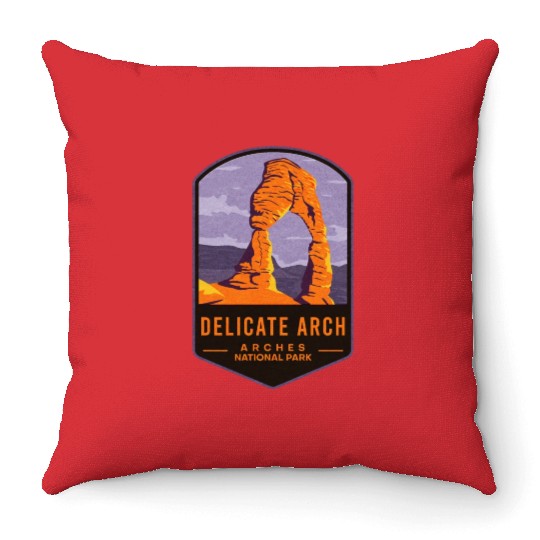 Delicate Arch Arches National Park Throw Pillows