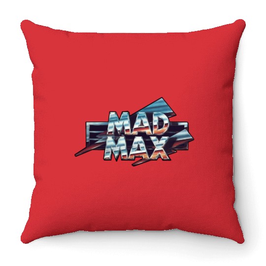 mad max logo Throw Pillows