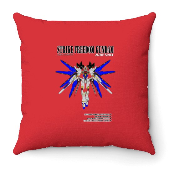 Strike Freedom Throw Pillows