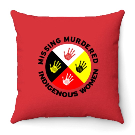 Missing Murdered Indigenous Women Throw Pillows