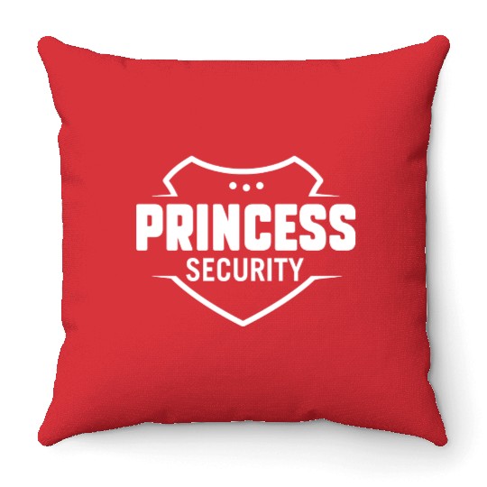 Princess Security Throw Pillows Big Brother Announcement