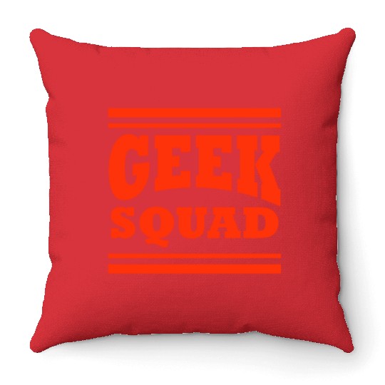 Geek Squad Logo Throw Pillows