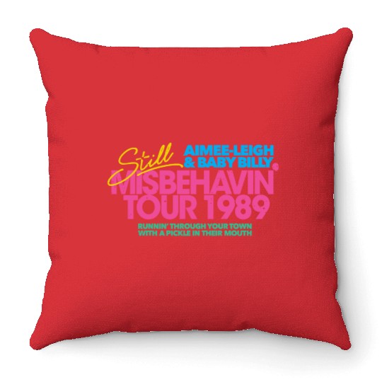 Righteous Gemstones Misbehavin Throw Pillows