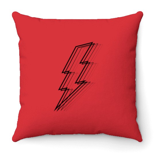 Lightning Bolt Throw Pillows