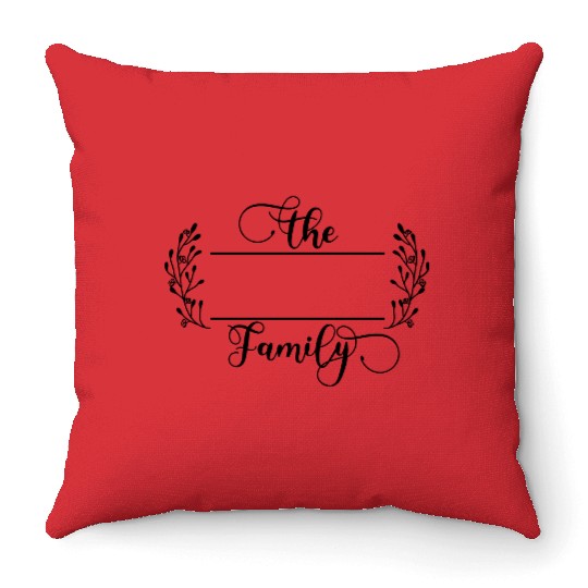 The Family, Family Reunion, Crest logo Throw Pillows