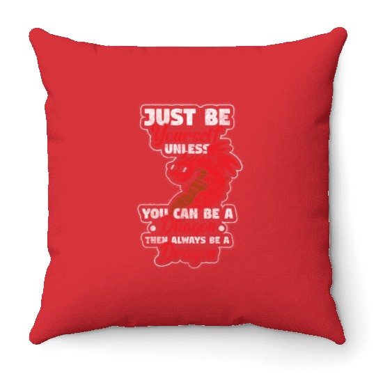 Dragon Imagination Fire Dragon Chinese Dragon Throw Pillows