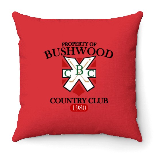 Caddyshack Bushwood Throw Pillows