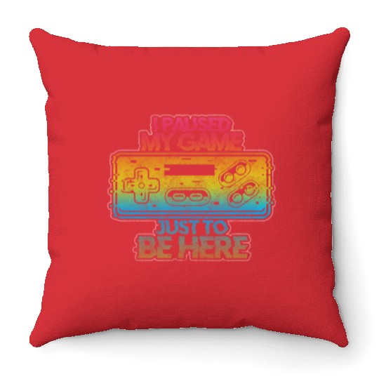 Computers Geek Game Gaming Throw Pillows